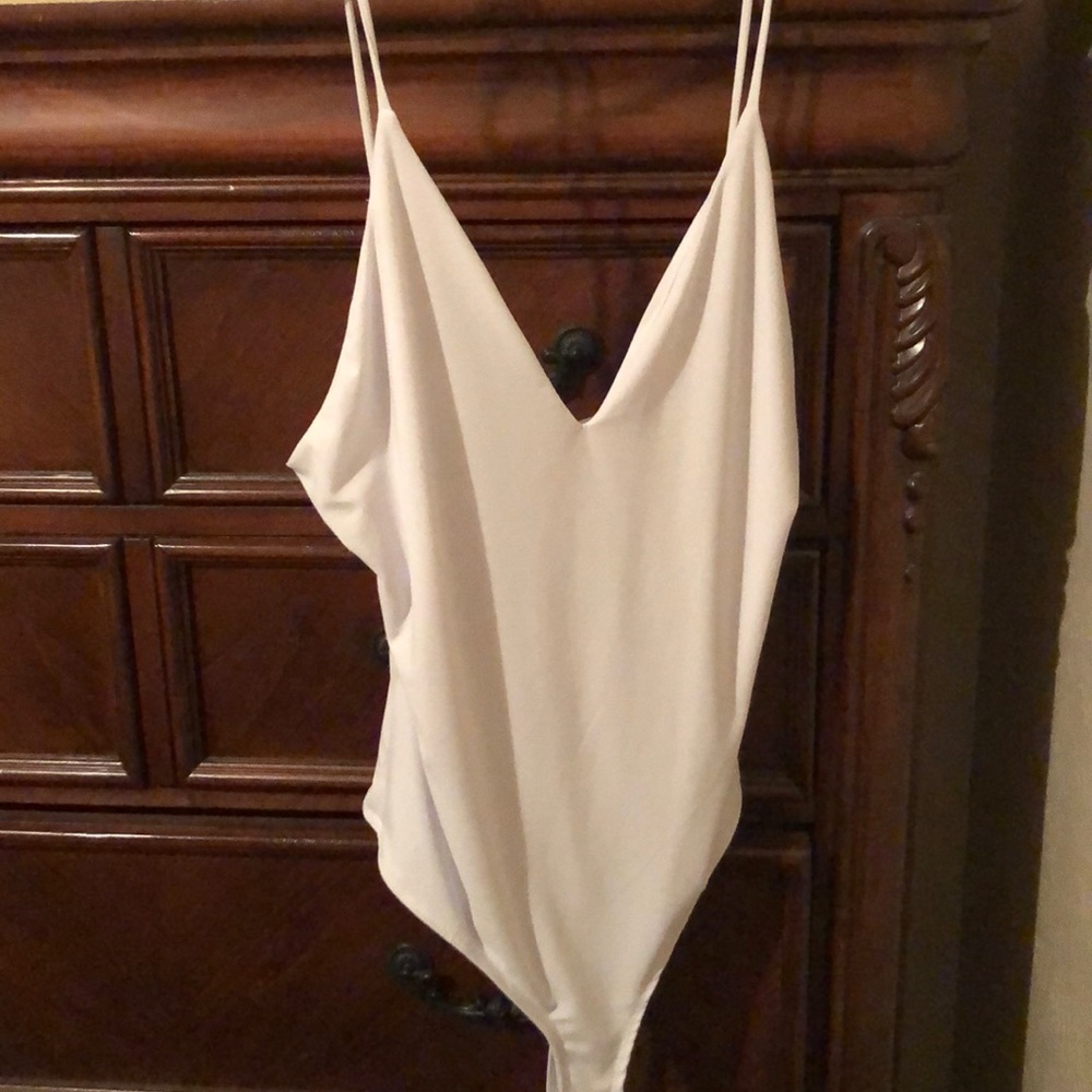White bodysuit shirt